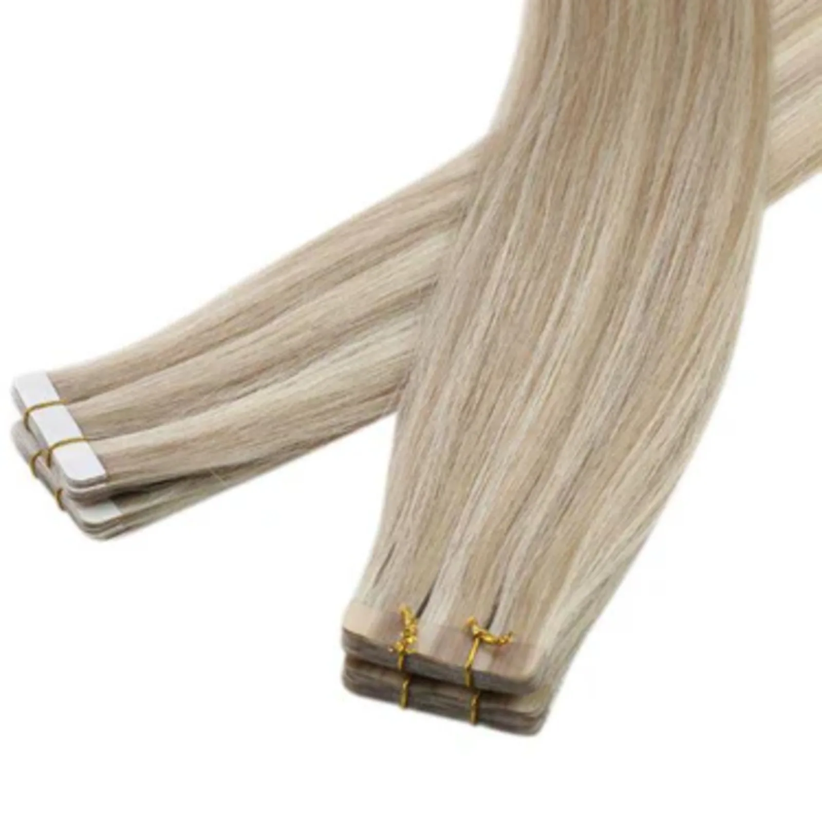 [Virgin Hair] Youngsee Double Sided Tape Brown Color Premium Hair Extensions 14-24Inch 10-20Pcs High Quality Hair