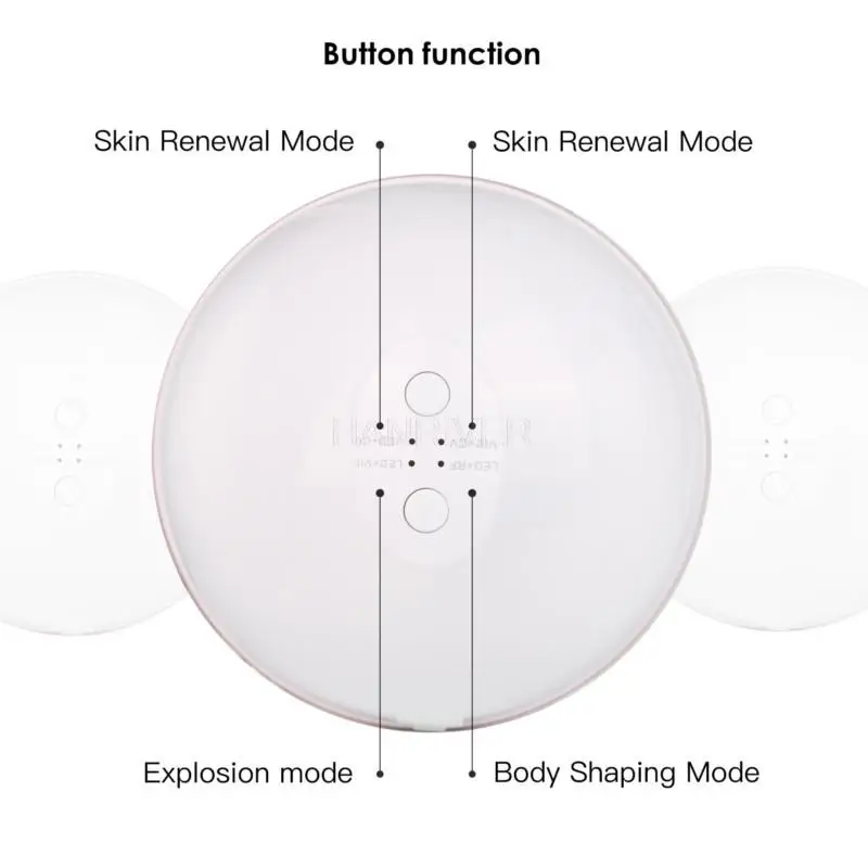 Electric beauty instrument visual meter household reduced fat meter ultrasonic plastic thin body fat meter