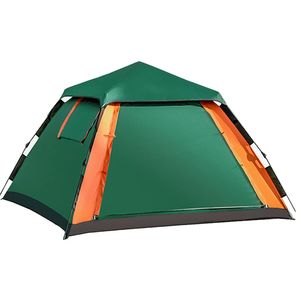 Portable Outdoor Folding Tent Fully Automatic Quick Opening Tent 3-4 Person Self Driving Camping Tent Rain Proof Sun Proof