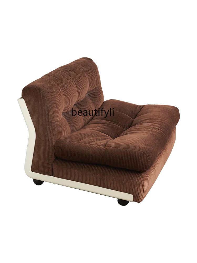 

Chinese Style Leisure Couch Designer Wingback Chair Fabric Small Apartment Living Room Armchair Creative