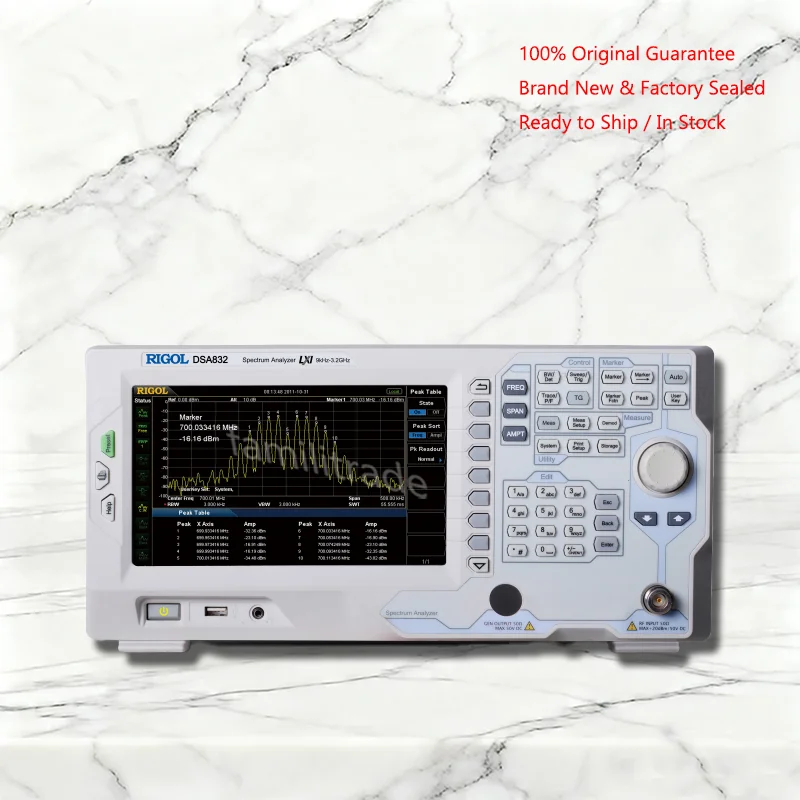 NEW RIGOL DSA815 DSA832 DSA875 DSA832E DSA832-TG DSA800 Series Spectrum Signal Analyzer 9kHz-7.5GHz In Stock Original Box
