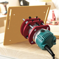 Woodworking Router Table Insert Plate Lifting Upgrade Router Lift for 65mm Diameter Motors,Base for Wood Router WorkBenches Tool