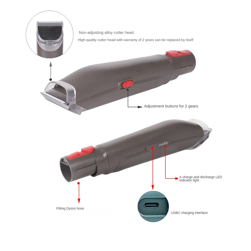 

KB-Pet щетка для длинных волос для Dyson V6V7V8V10V11V15, пылесос, щетки для коротких волос с животными, набор аксессуаров для чистки всасывающей головки