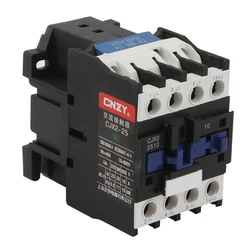 CJX2-2510LC1 AC Motor Contactor Relay 3 phase 25A 3 Pole 1NO 24VAC 36V 380V 220V Coil Volt Motor Magnetic Contacts 35mm Din Rail