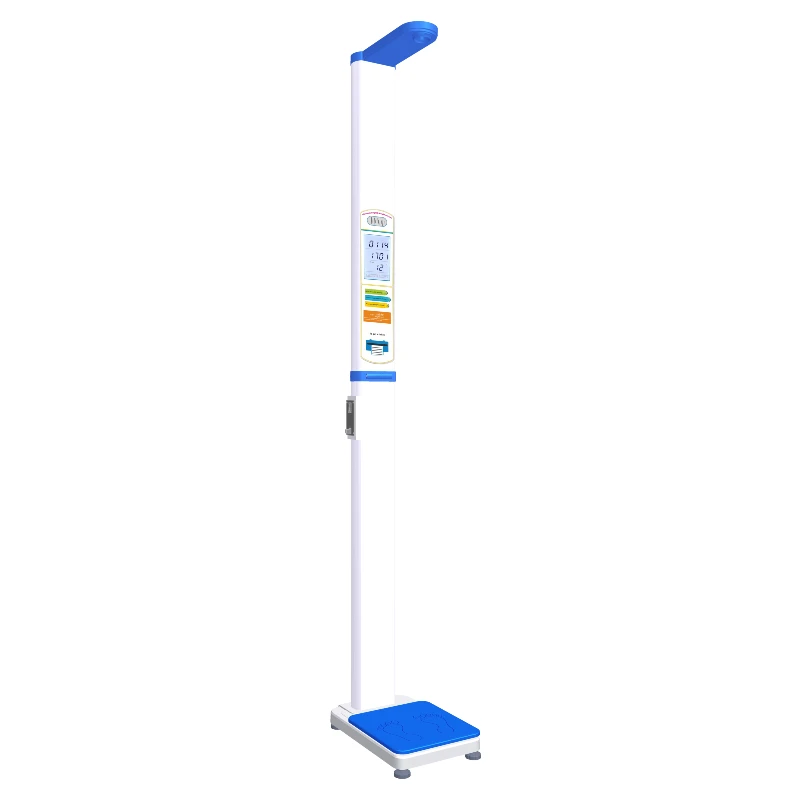 Service Equipment Height and Weight Scale with BMI Analysis Voice Broadcast and Printing Measurement Result Feature