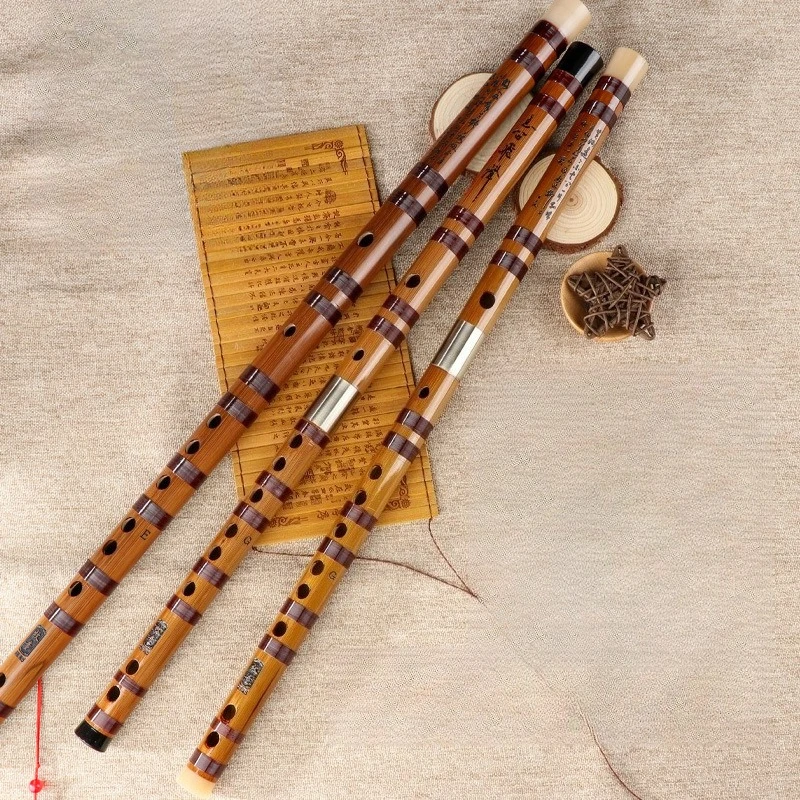 Professional Flute G/F Key Beginner Adult Playing Transverse Flute Chinese Traditional Bamboo Instrument Ethnic Classical Flutes