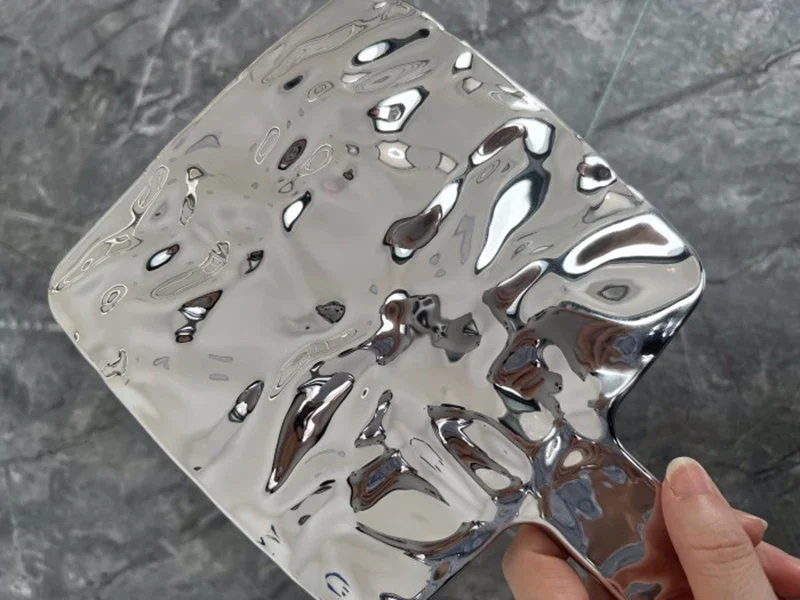 Electroplated Handle Makeup Mirrors Beauty Portable Round Hand Square Hand Small Make Up Mirror