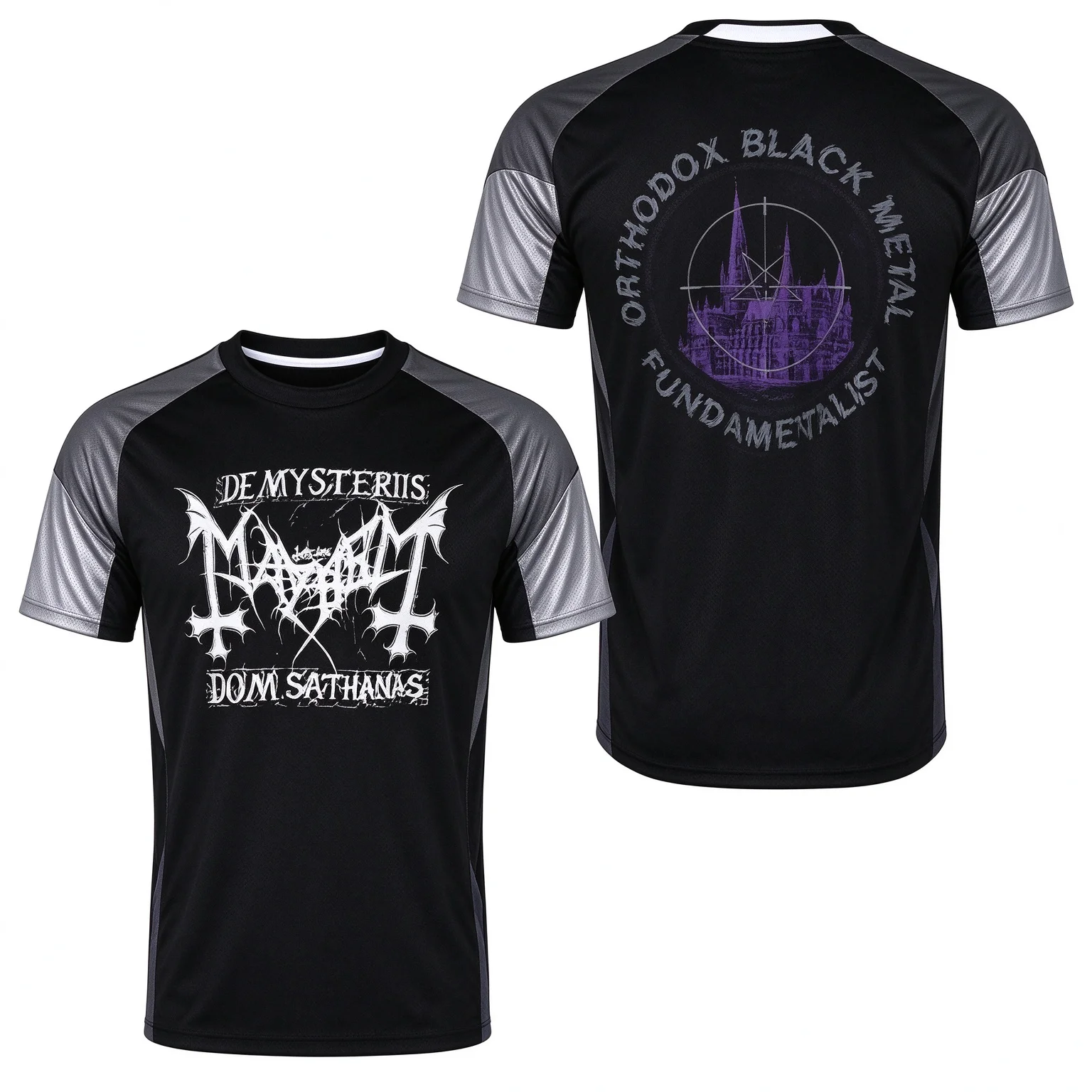 Mayhem Print Fashion T-shirt - Fan T-shirt for Band Lovers Suitable for Both Adults and Children