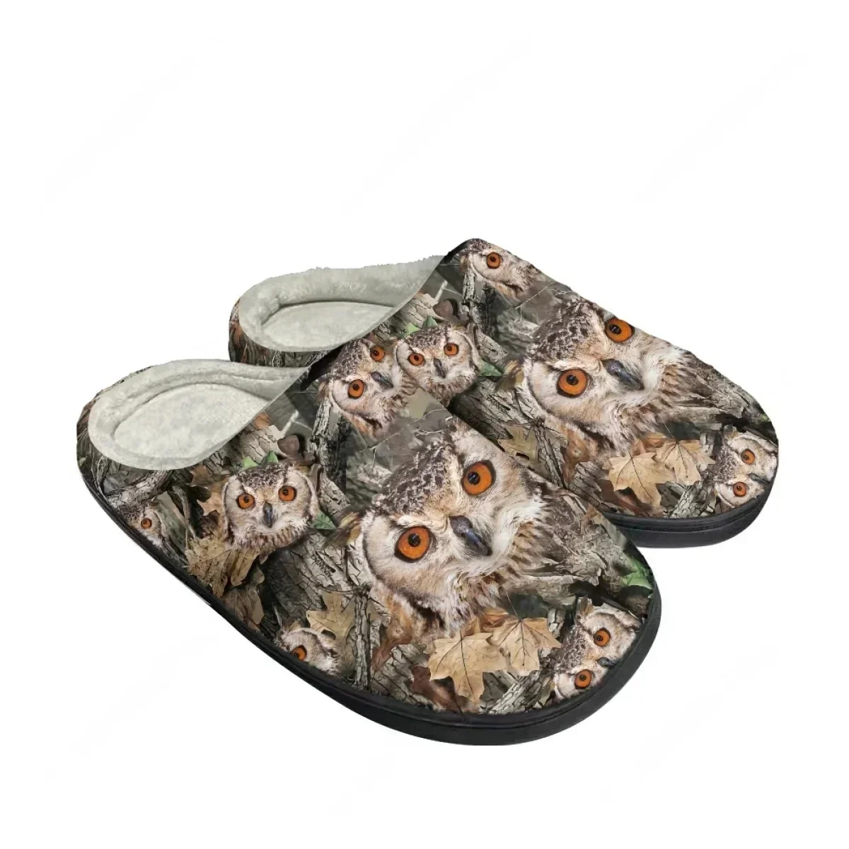 

Модные женские зимние тапочки с дизайном совы, уютные домашние тапочки-балетки из хлопка, нескользящие, для дома, оптовая продажа (дропшиппинг)