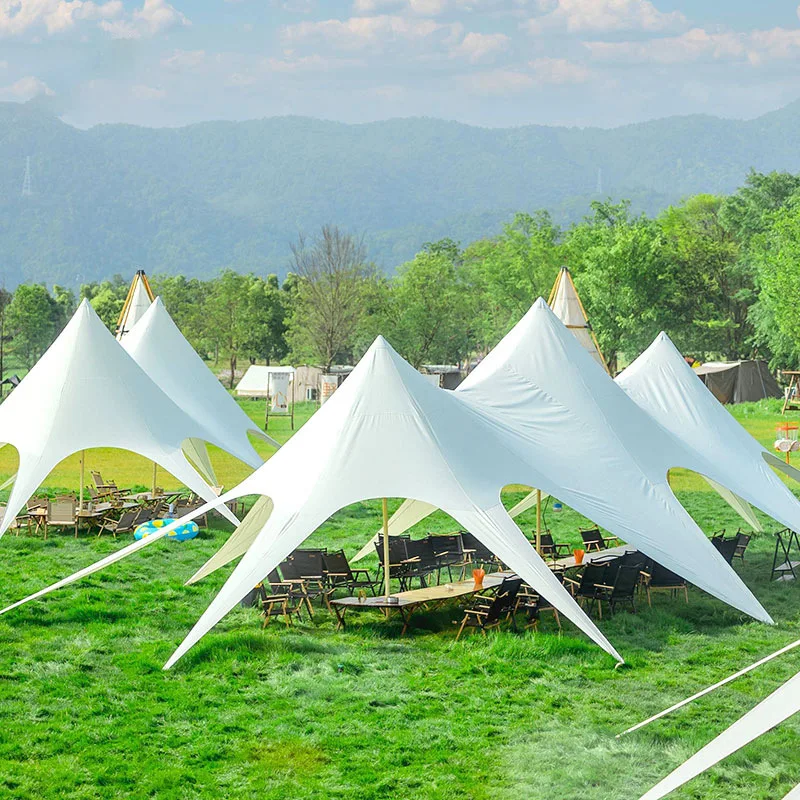 

Supersize Canopy Camping Tent 80 Persons Sunshelter Beach Family Festival Party Tent Outdoor Garden Canopy