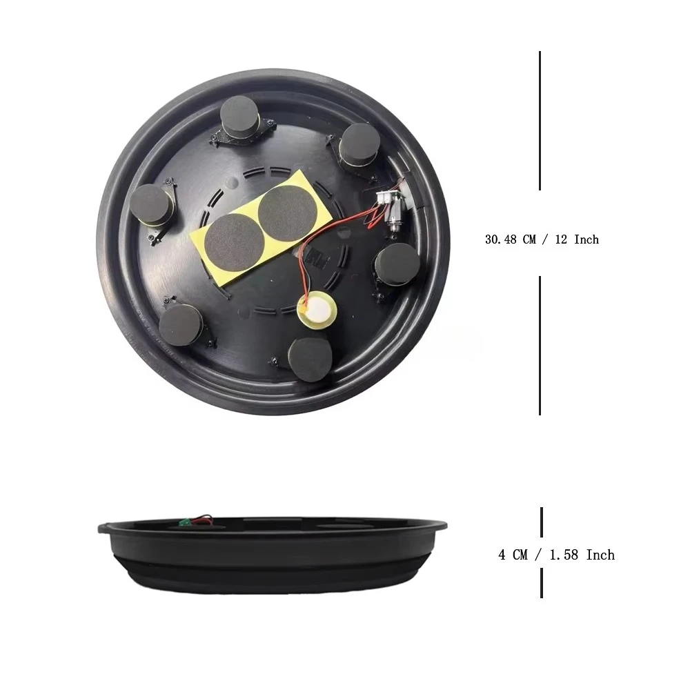Cozy 12-Inch Electronic Electric Drum Kit E Snare Tom with Piezo System Trigger Plate ABS Acoustic Electric Drums Sensor Set