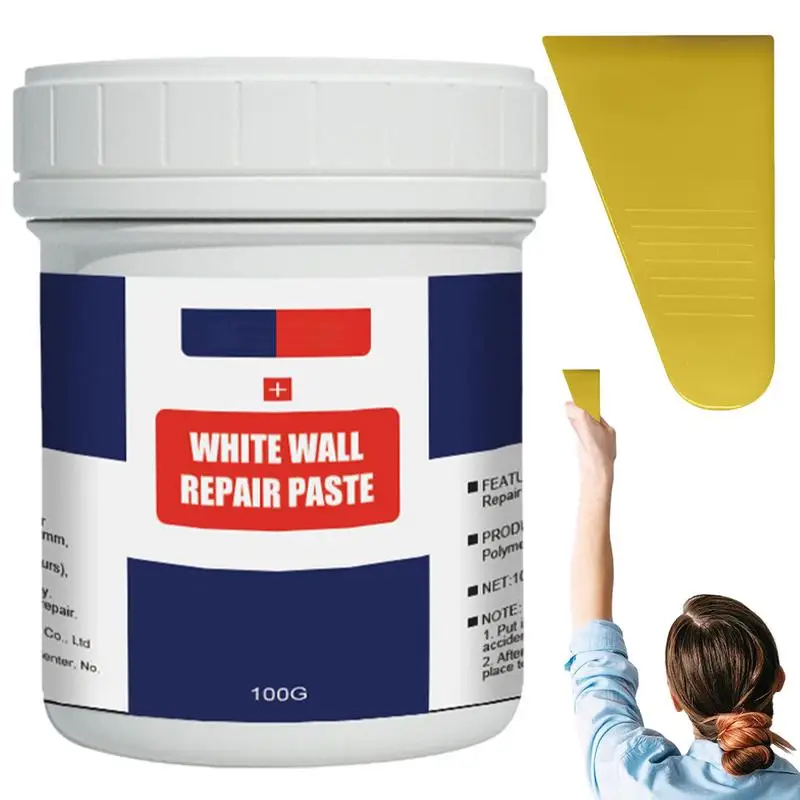 

Wall Repair Paste Kit Household Wall Repair Cream Tile Grout Mending Agent Walls Peeling Repair Paste With Scraper