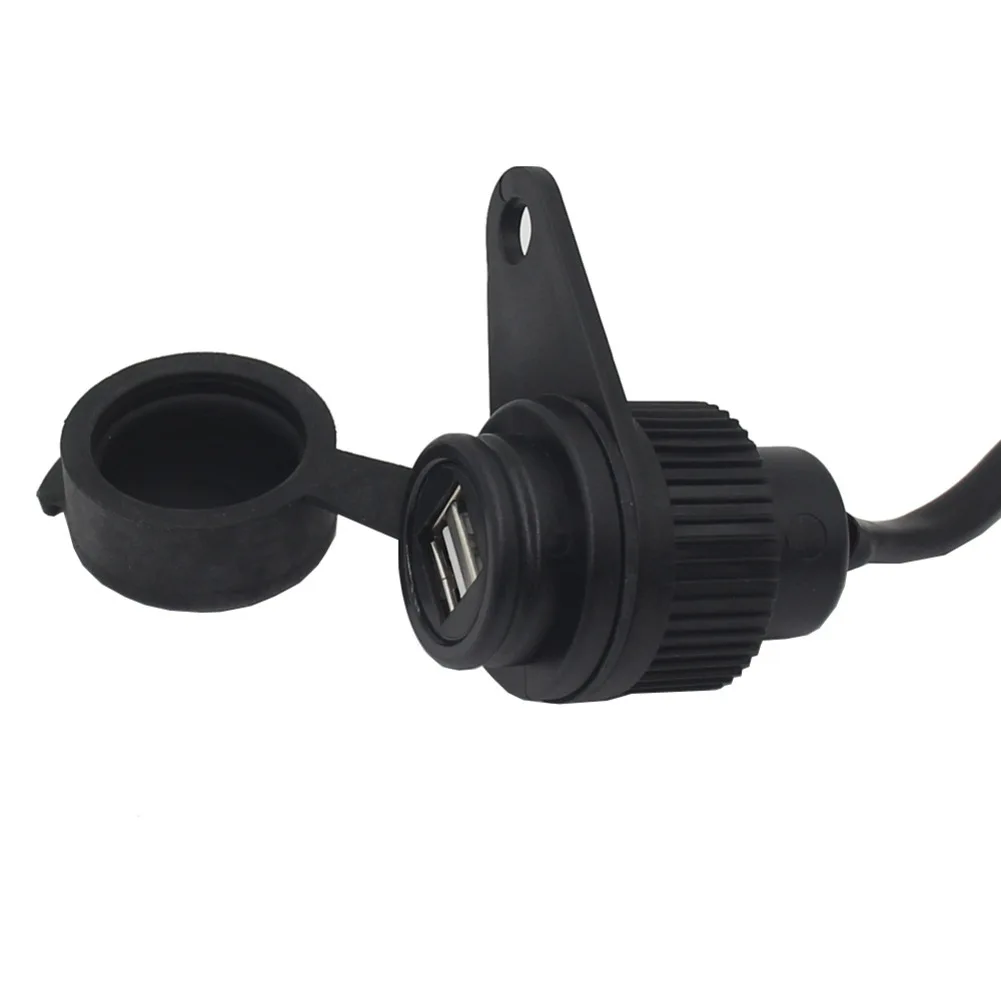 مقبس شاحن USB لـ MT-09 SP لـ XSR700 مزدوج USB مهايئ شاحن محول مأخذ التوصيل 12 فولت DV منفذ محول عدة