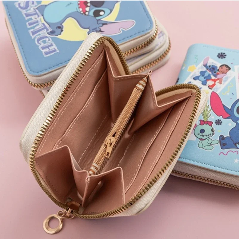 Disney Stitch Frozen   coin purses, leather,card holders, storage for ID documents and change, plush pouches,accessories gift