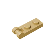 MOC PARTS Bricks GDS-646 PLATE 1X2 W/SHAFT 3.2 compatible with lego 60478 children's toys Assembles Building Blocks Technical