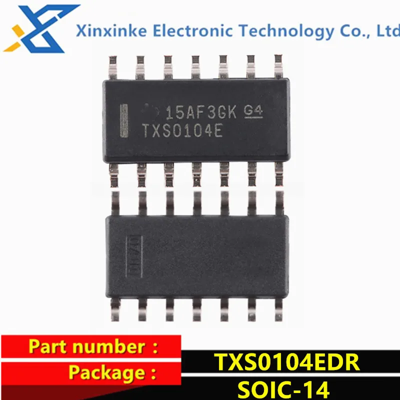 

10PCS TXS0104EDR TXS0104E SOIC-14 Translation - Voltage Levels 4B Bidirec Vltg- Level Translator Logic ICs Brand New Original