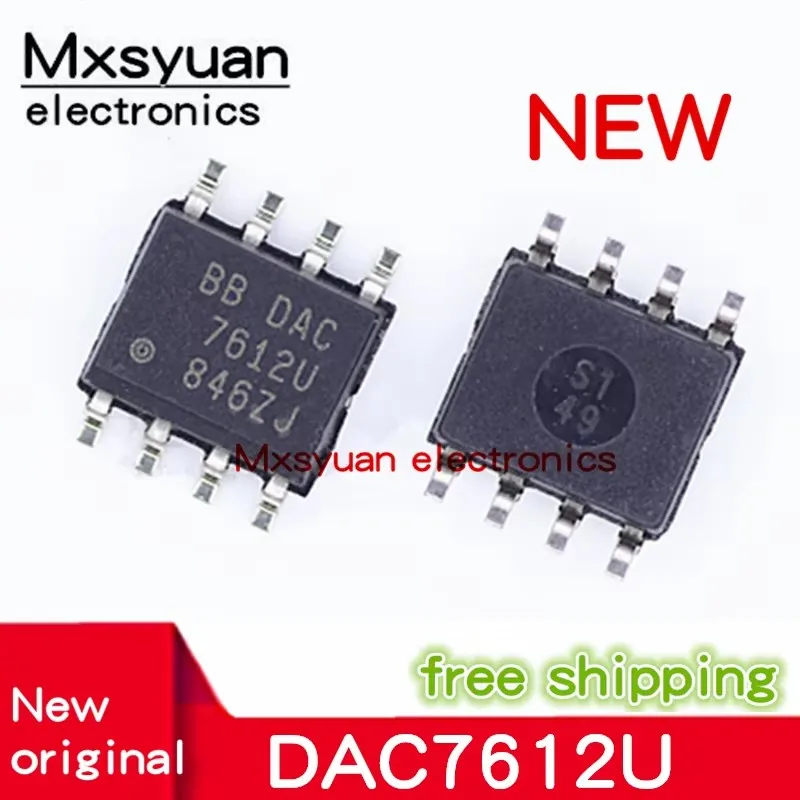 2PCS ~ 20 ชิ้น/ล็อต DAC7612U 7612U DAC7612 DAC7612U/2K5 SOP8 ใหม่เดิม