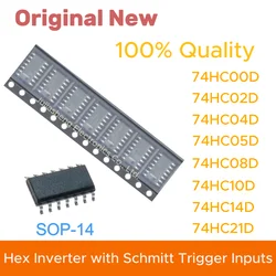 (20pcs) 74HC00D 74HC02D 74HC04D 74HC05D 74HC08D 74HC10D 74HC14D 74HC21D SOP14 100% NEW Diode Inverter IC  integrated circuit