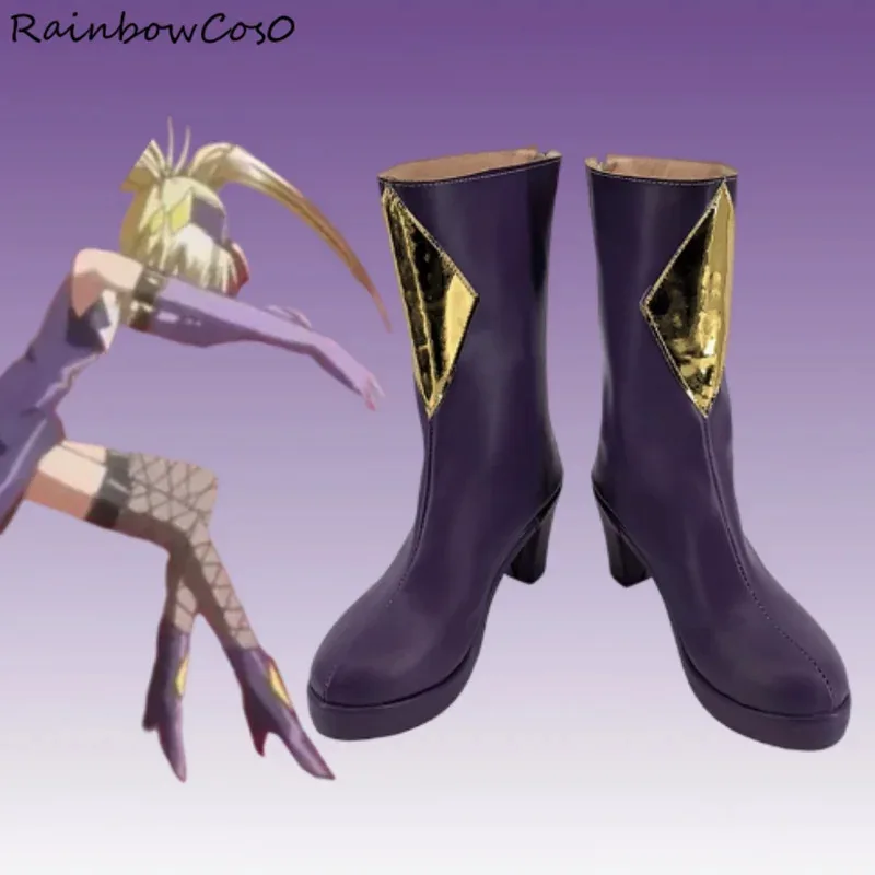 

Bridget GUILTY GEAR STRIVE Обувь для косплея Сапоги Игра Аниме Хэллоуин Рождество RainbowCos0 W4876