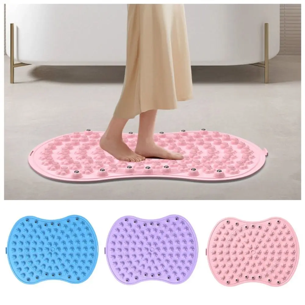 Magnetic Therapy Foot Massage Mat Anti-Slip Relaxation Fitness Foot Pad Blood Circulation Walk Stone Finger-pressing Board