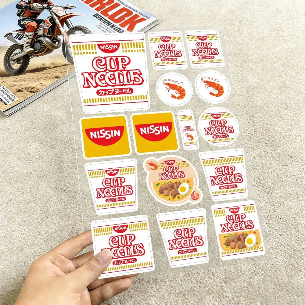 Poster N-is-sin Waterproof Reflective Motorbike Stickers Easy Peel Removable Decals For Motorcycle Car
