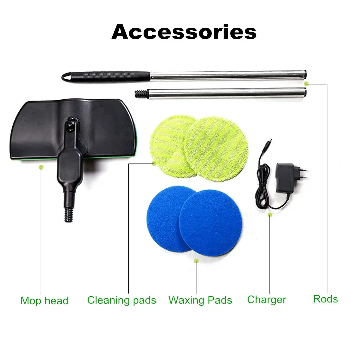 Handheld Wireless Electric Mop Floor Washer Electric Mop Wireless Rotating Rechargeable Floor Wiper Cordless  Sweeping