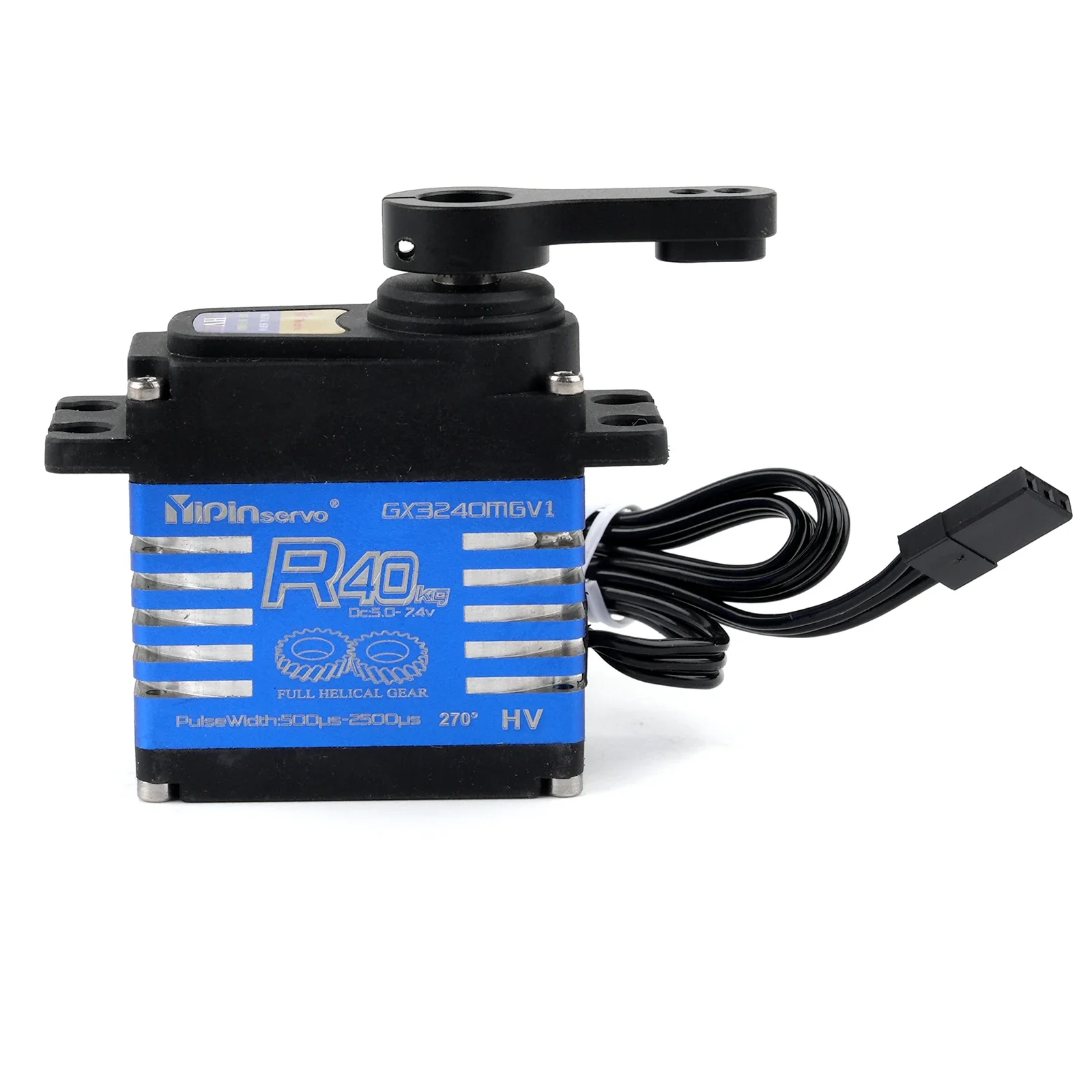 40KG Digitale Servomotor Hoog Koppel 180/270/360/357 Graden Stalen Gear Assembly Servo's DIY Speelgoed Onderdelen voor RC Auto's Crawler Robot