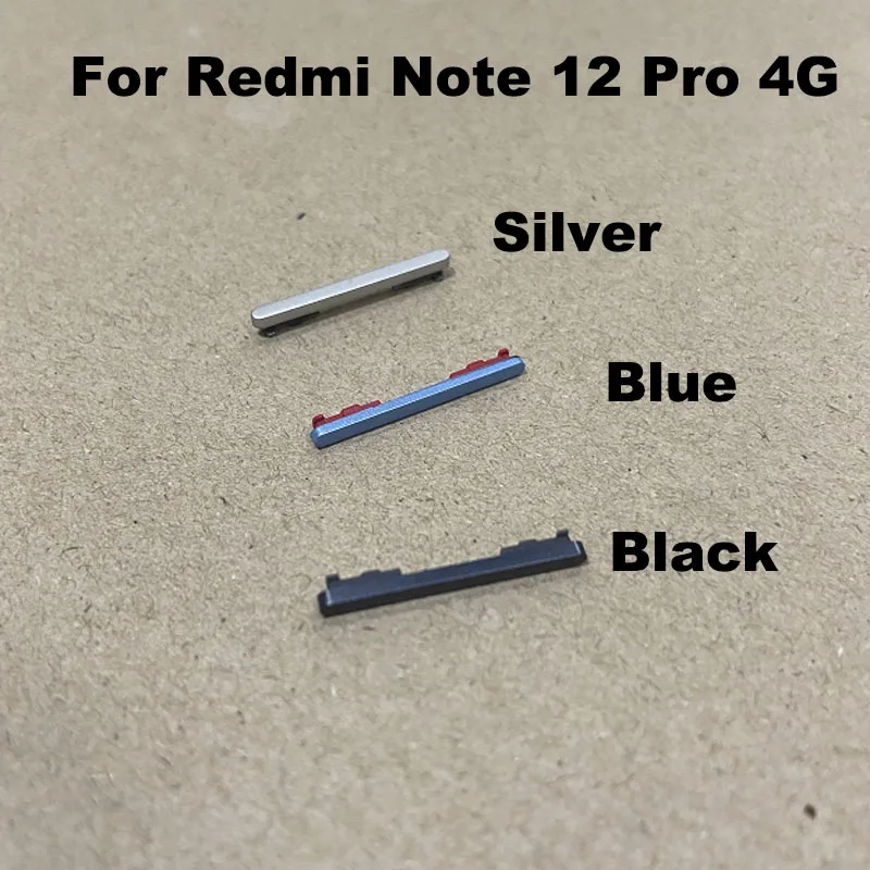 Power Volume For Xiaomi Redmi Note 12 PRO 4G Side Button Buttons Switch On Off Keys Replacement Repair Parts