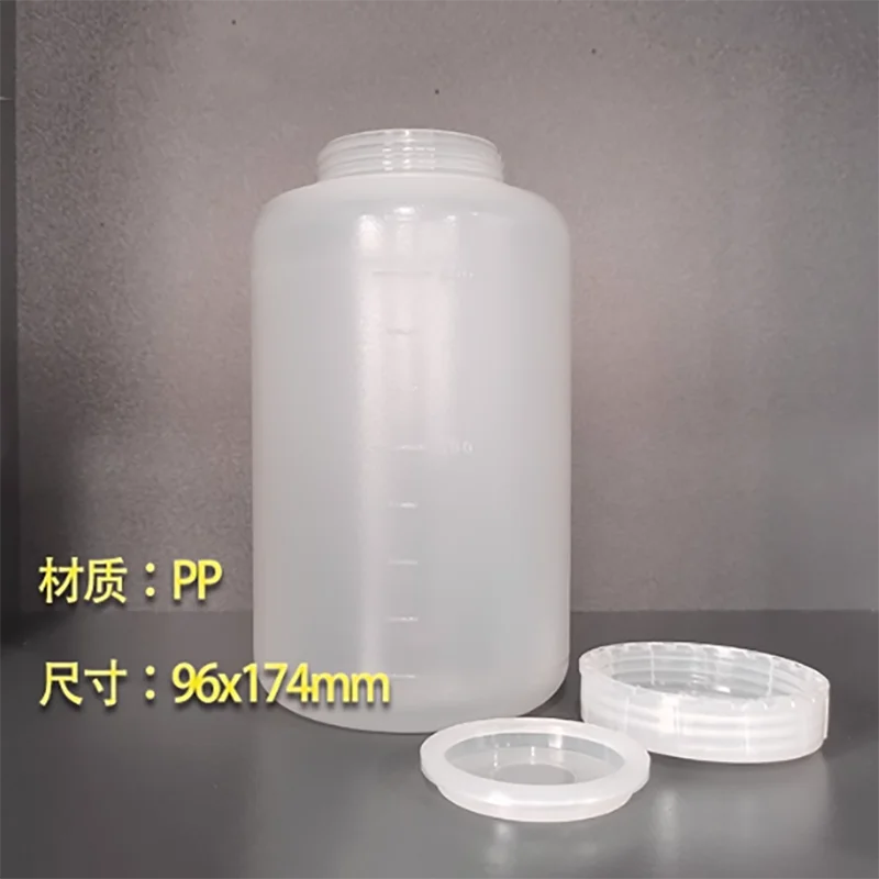 1000 مللي زجاجة الطرد المركزي منخفضة السرعة مقاومة درجات الحرارة العالية زجاجة أخذ العينات البلاستيكية كوب الطرد المركزي 1L زجاجة الطرد المركزي