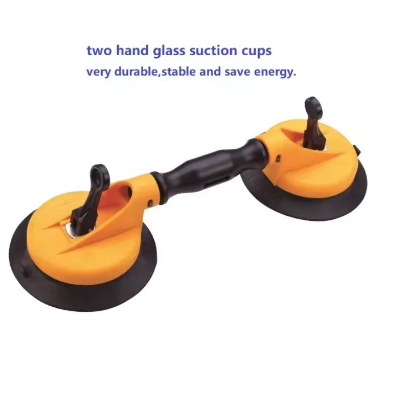 Top Grade 150mm 45KG safty capacity windscreen car glass suction cup vacuum cup lifter hardware tools double pad