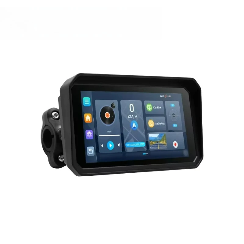 M23 6 Touch Screen DVR TP 5G WiFi Bluetooth 5.0 IP67 Android 14 Motorcycle Wireless CarPlay Android Auto