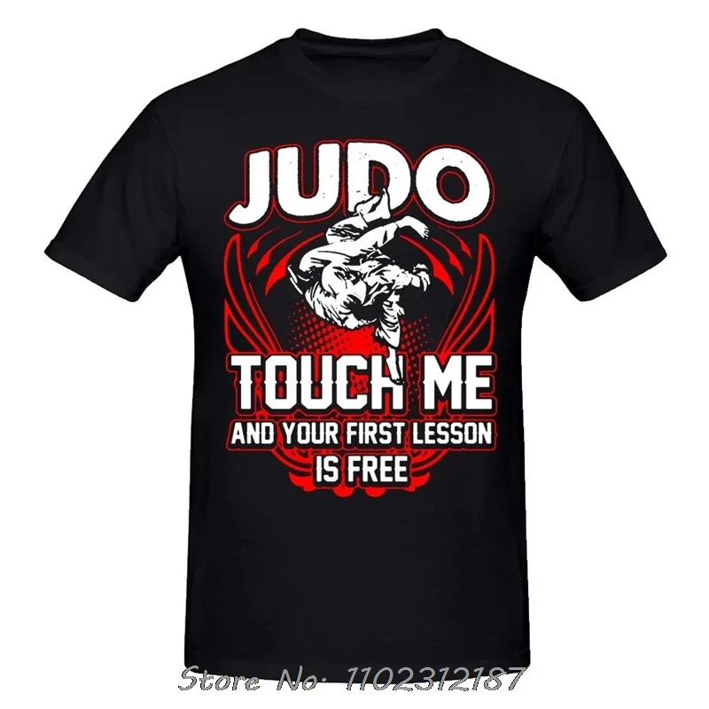 Martial Arts Lover Tees Me And Your First Lesson Is-free Fighters Instructors T-shirt Judo Men's Graphic Print Harajuku T Shirt