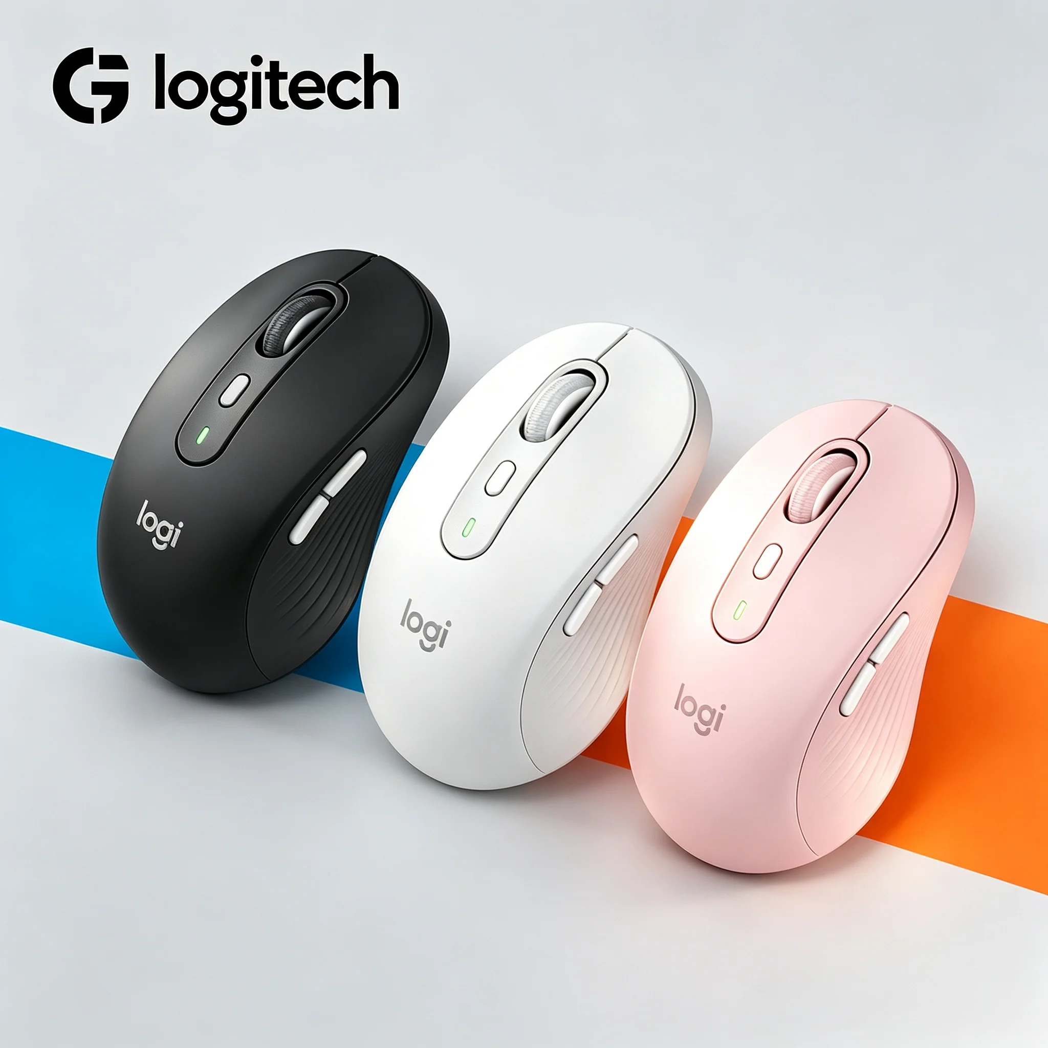 Logitech M750 Wireless Office Mouse Smart Adaptive Scroll Wheel Silent Click Design Stable Wireless Connection Mice For Home Wor