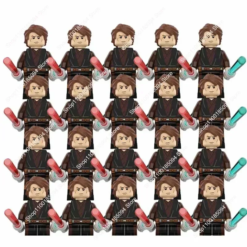 

Star Wars NEW 20 Pcs Clone Trooper 501st Legion Anakin Obi-Wan Stormtrooper Building Blocks Bricks Mini Action Figures Toys Gift