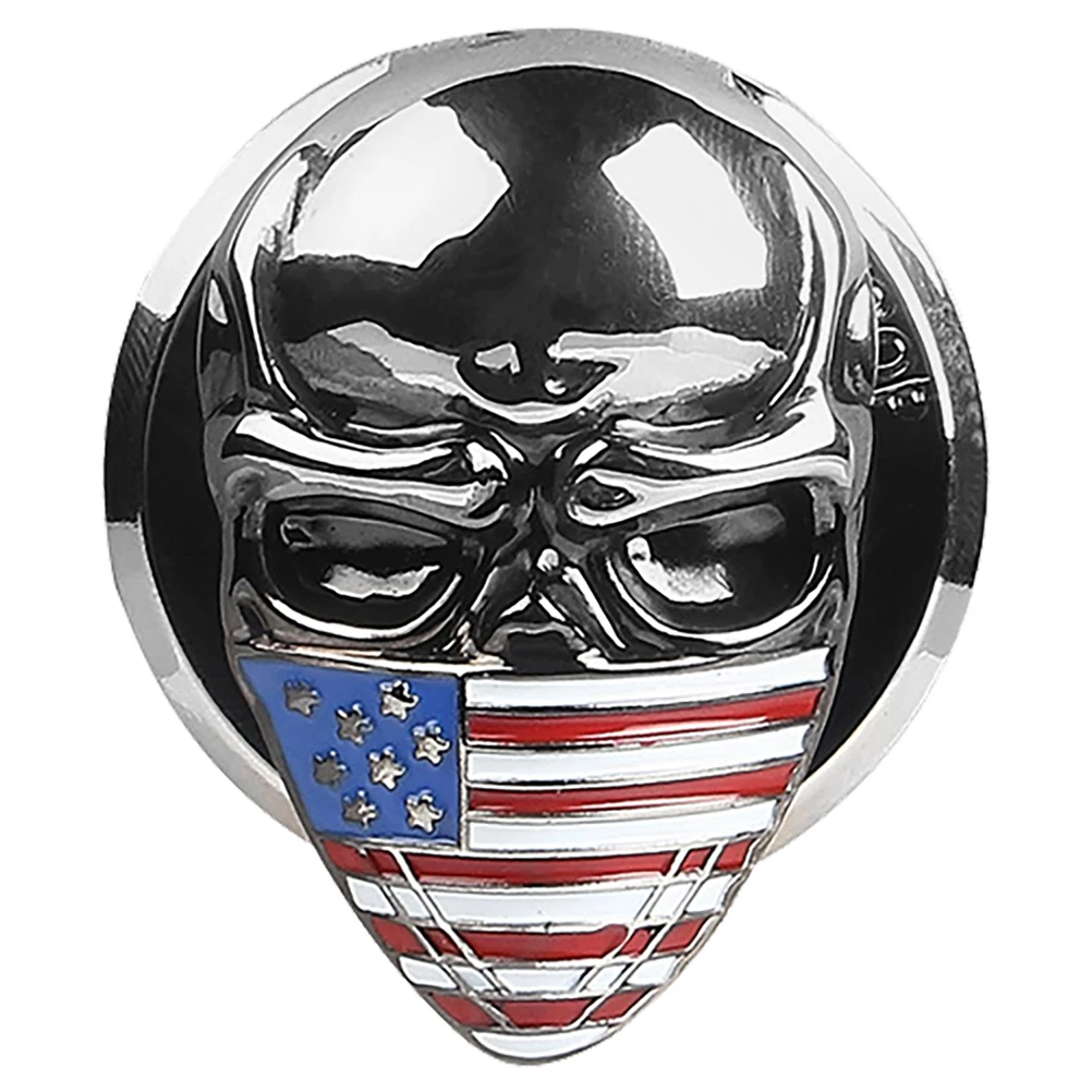 

Stylish Skull Design Car Engine Start Button Cover Durable Metal Easy Installation Universal Fit Cute Car Accessories Interior
