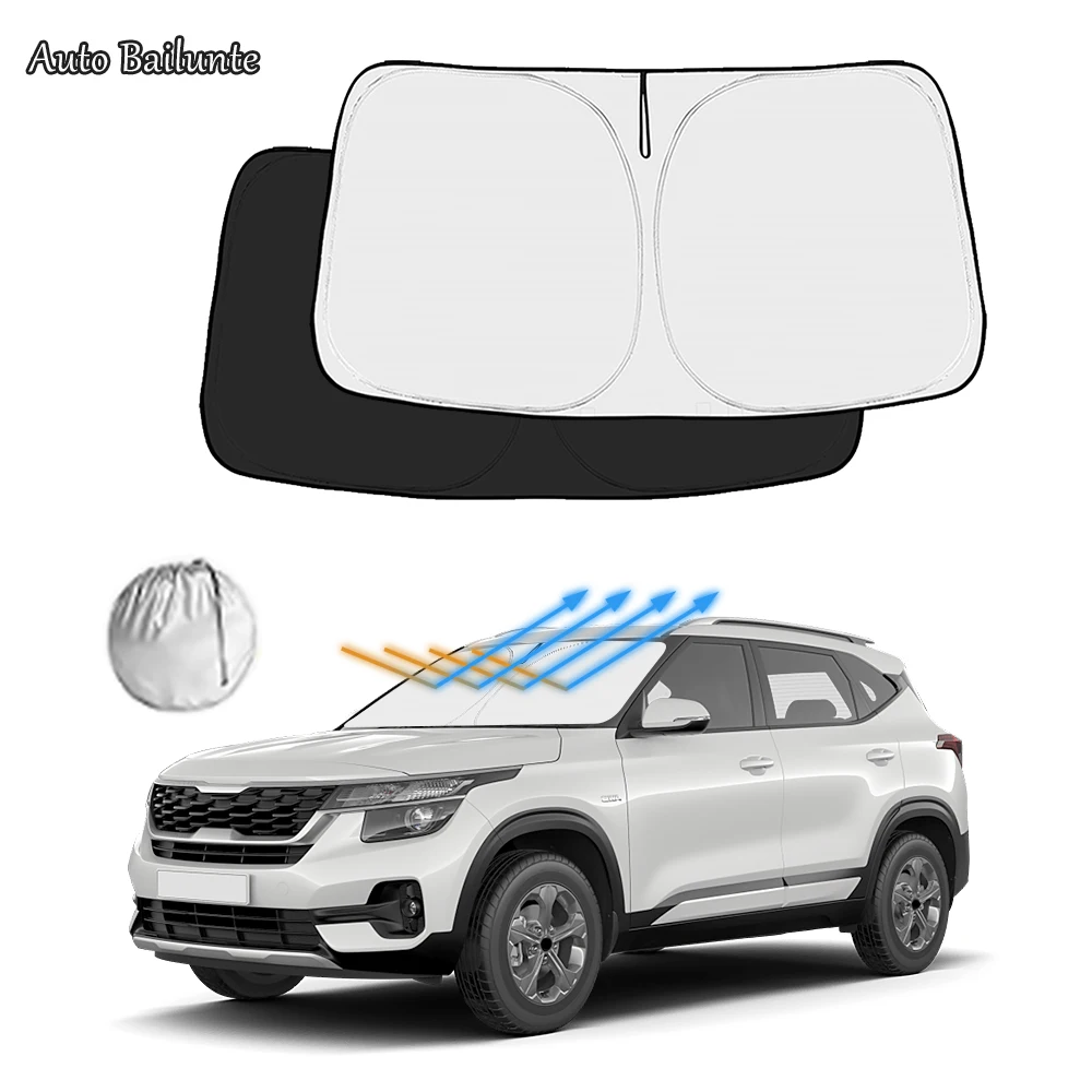 For Kia Seltos 2021 2022 2023 2024 Auto Accessories Sunshade Front Rear Window Visor Car Windshield Block Cover Sun