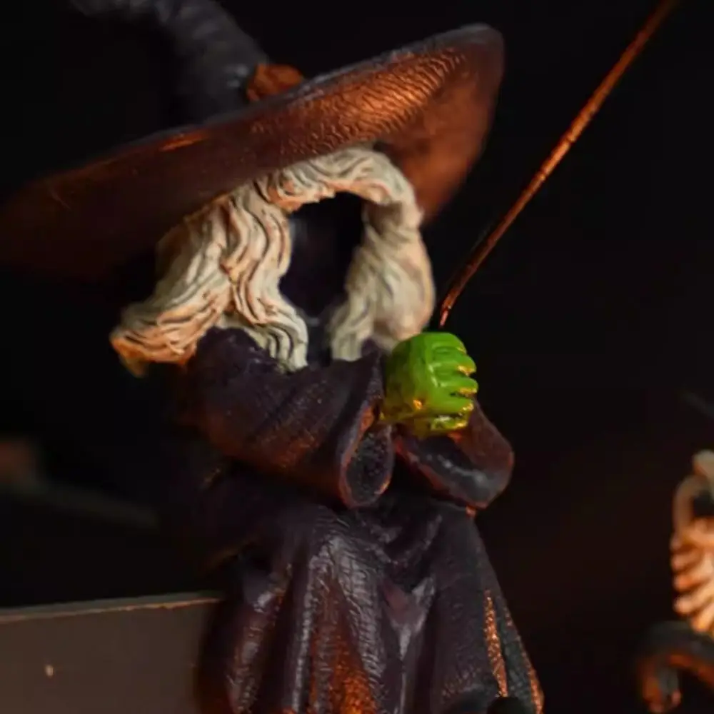 

Речной пейзажный орнамент, статуя ведьмы из смолы для рыбалки, ремесла, декоративные фигурки ведьмы, забавная скульптура ведьмы на Хэллоуин, реквизит