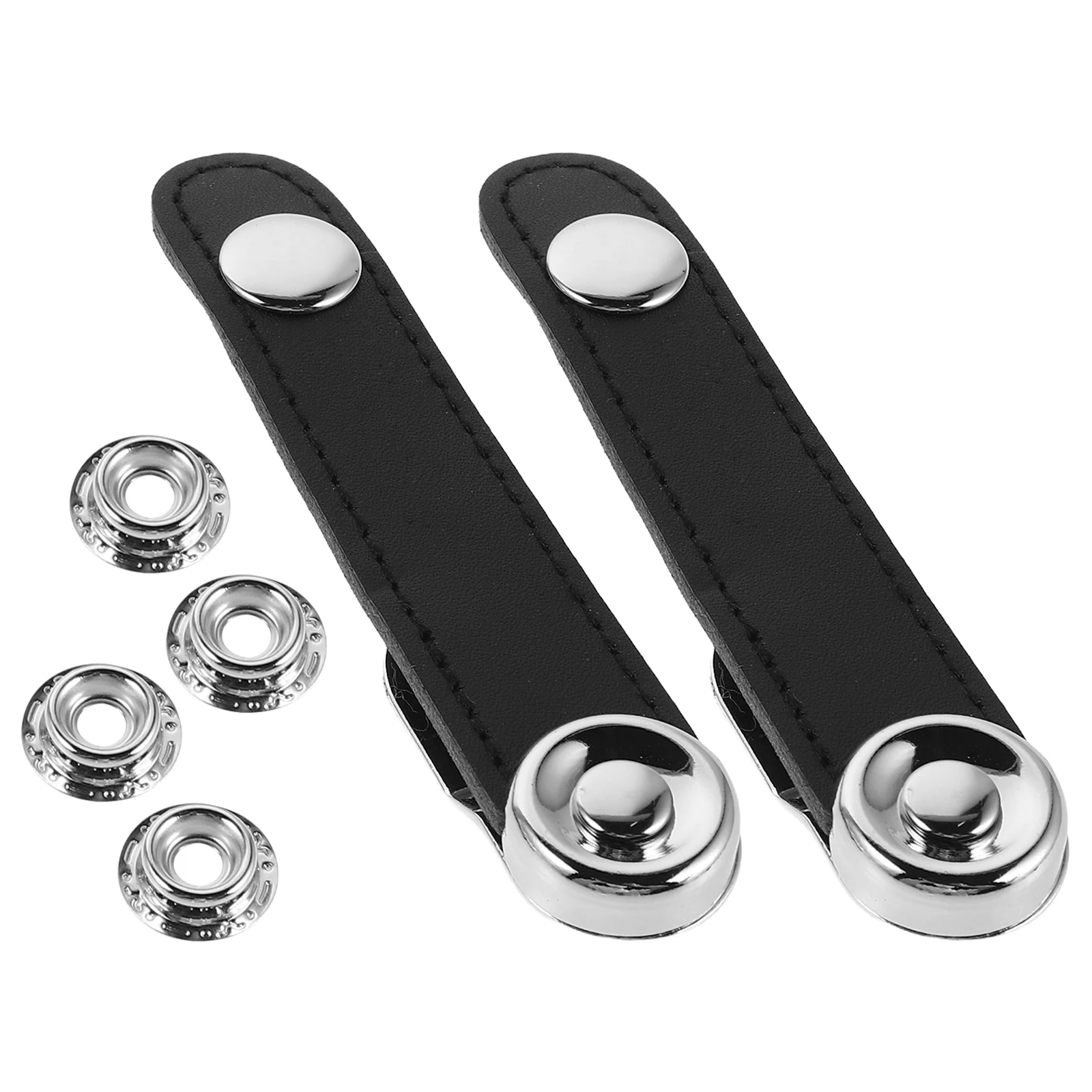 

2Pcs Accordion Bellows Fixation Strap: Black Accordion Bellows Buckle Belts Straps for Stage Performance and Daily Practice Hole