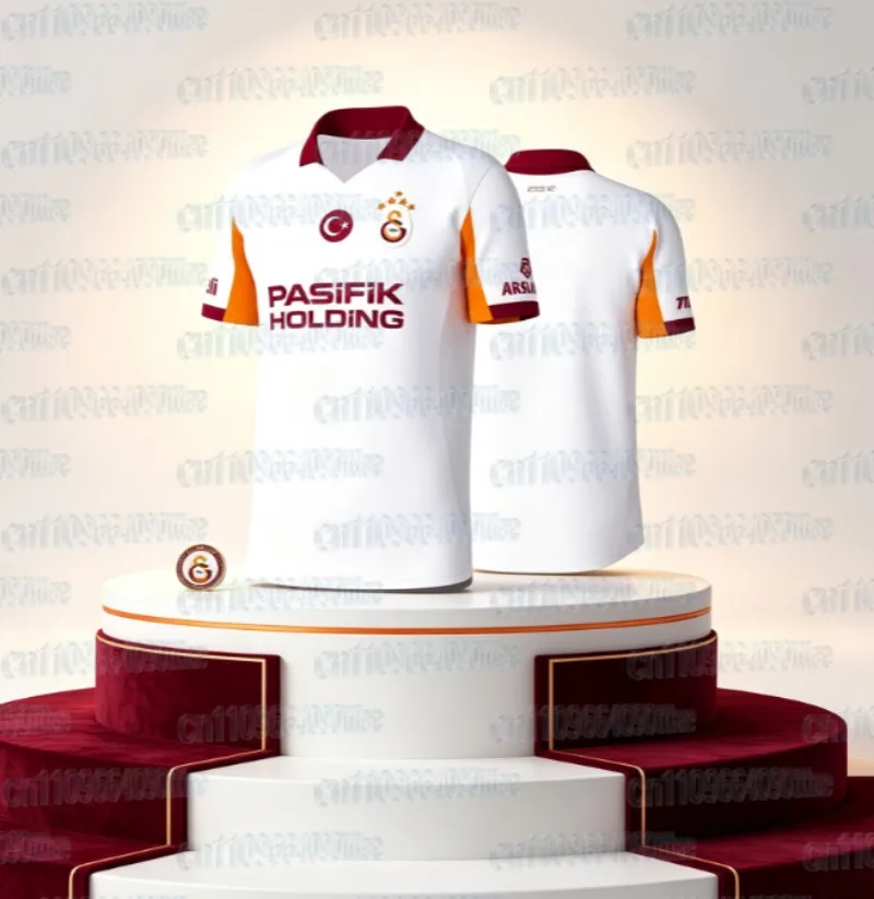 Galatasaray, Türkiye 2026 Hot Sales Football Jersey Summer Sports Oversize Polo T-shirt Quick Drying FamilyMatching