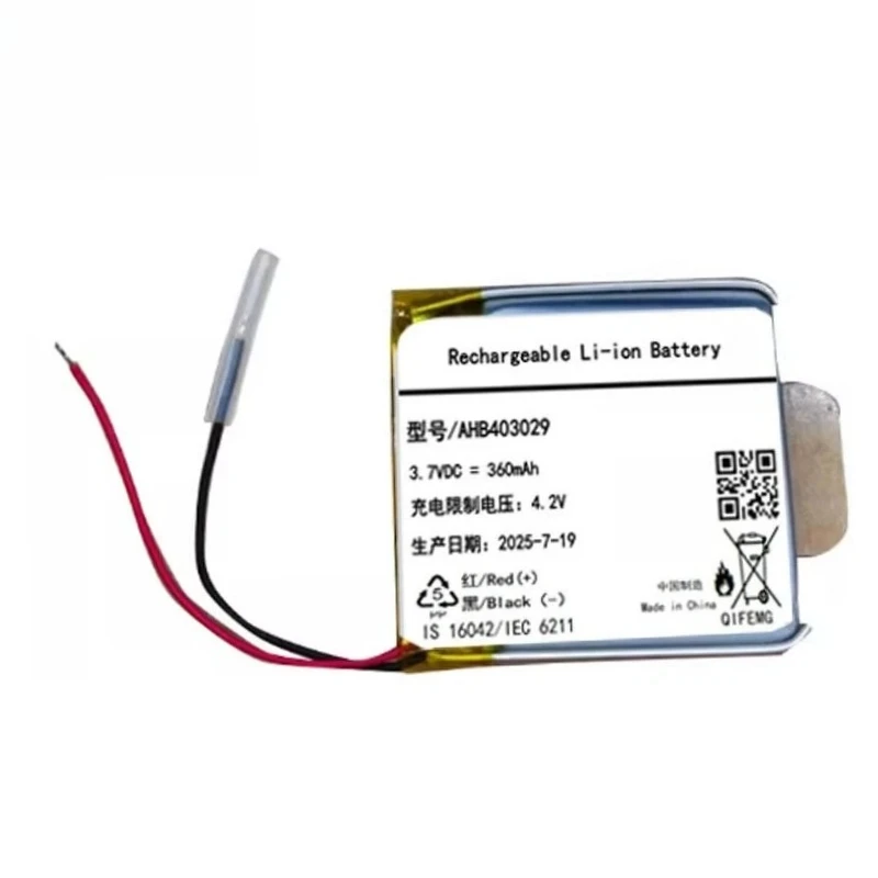 High Capacity 3.7V 360mAh AHB403029 Replaceable Battery for Plantronics Voyager Focus B825 B825-M Wireless Headset Battery