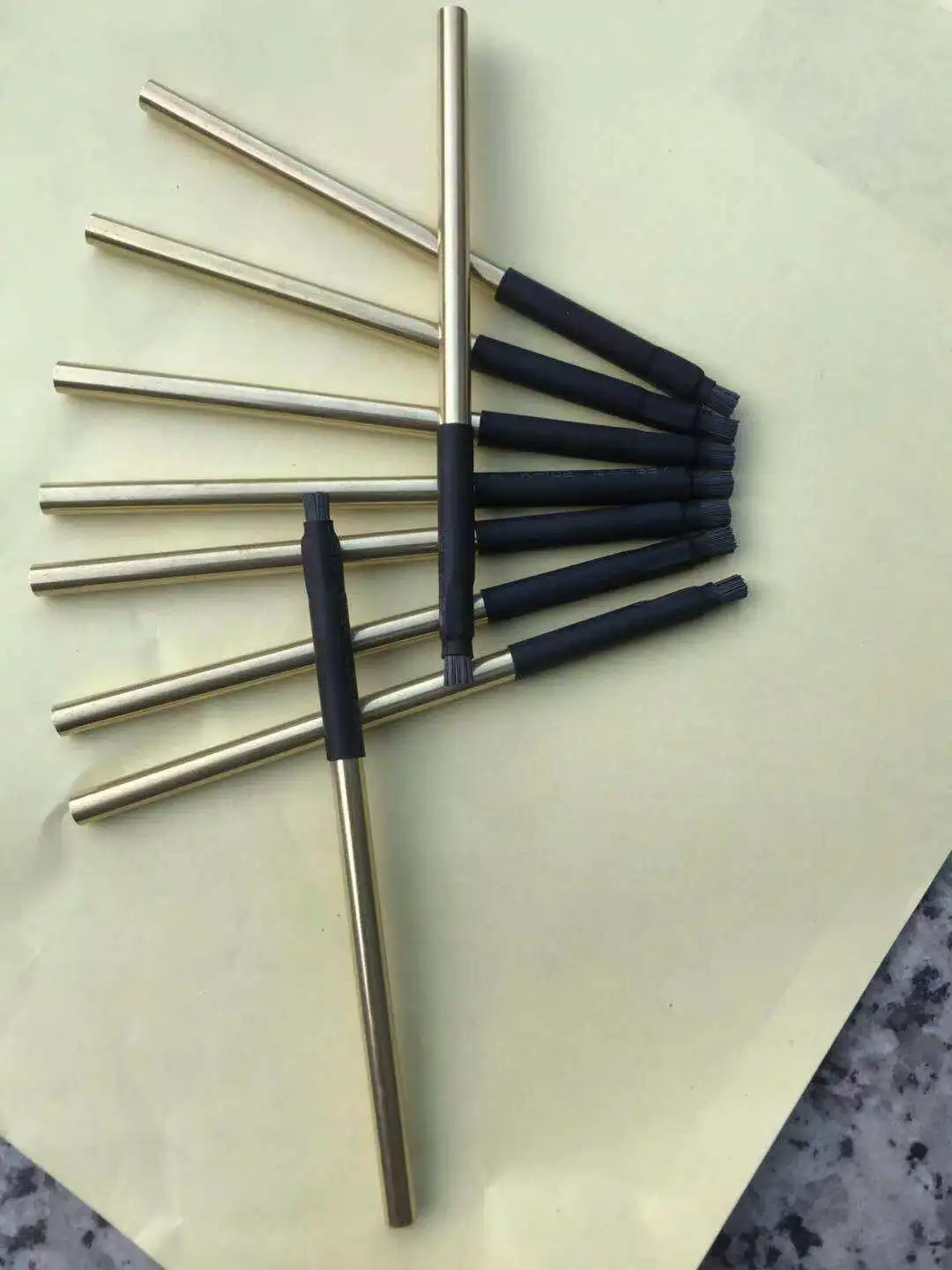 5Pcs spectrometer electrode brush, direct reading spectrometer electrode brush, tungsten wire electrode brush. 80009001