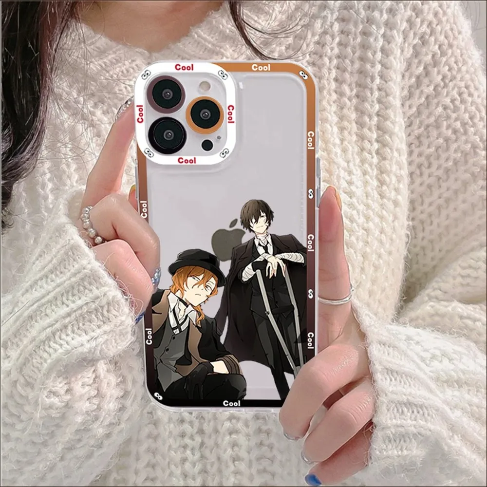 Anime Bungou Stray Dogs Dazai Osamu Phone Case For iPhone 14 13 12 11 Pro Max XS X XR SE 2020 6 7 8 Plus Mini Protective Cover