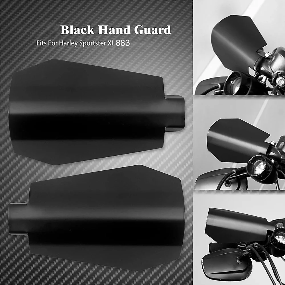 

Мотоциклетные накладки, защитные накладки для рук, подходят для Harley Sportster XL 883 Touring Street Glide Road King Electra Glide Bagger, черный