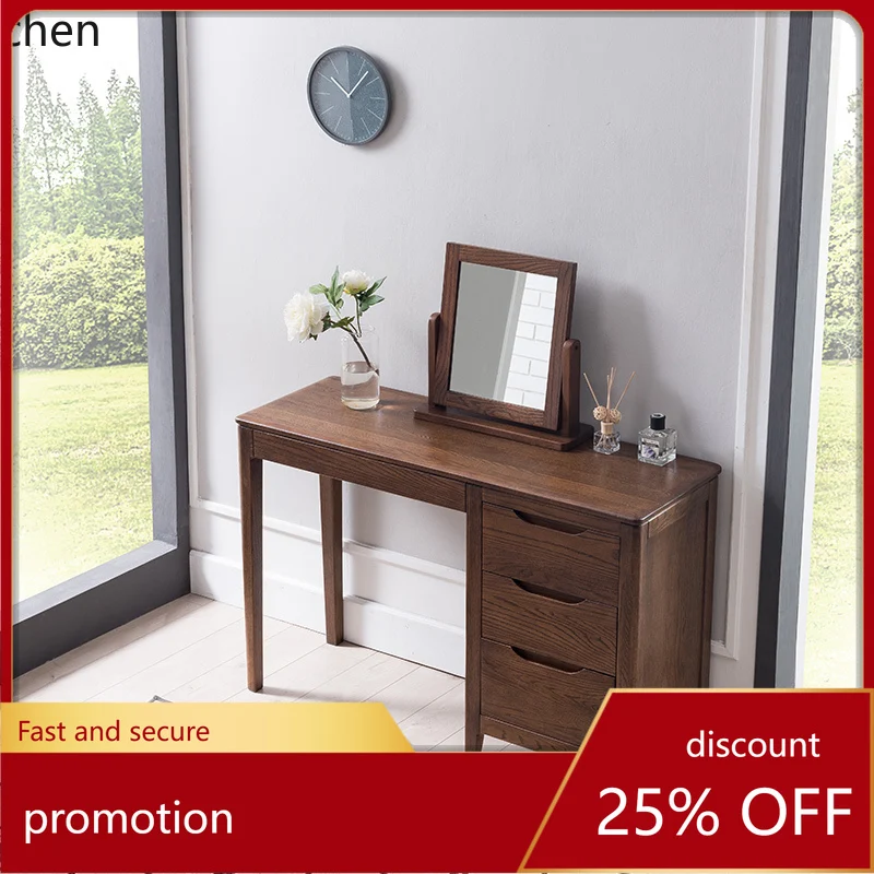 

ZML All-solid wood dressing table Bedroom dressing table Small apartment dressing table