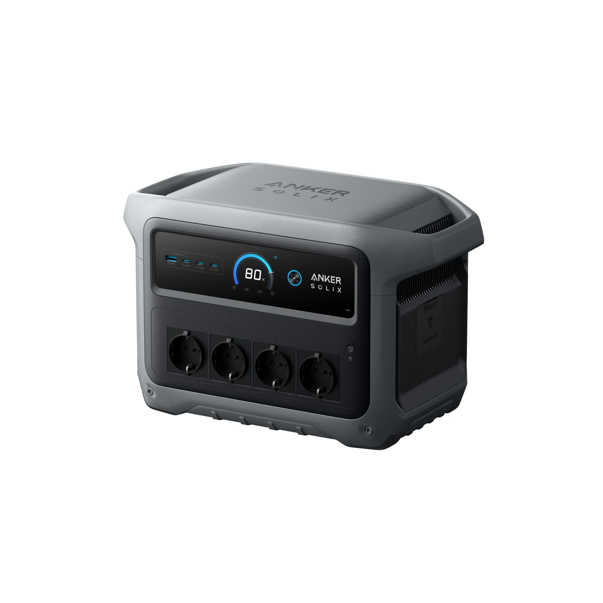 Anker SOLIX C1000X Gen 2 Station électrique Station électrique portable - Batterie 1024 Wh, Générateur solaire 4x2000W
