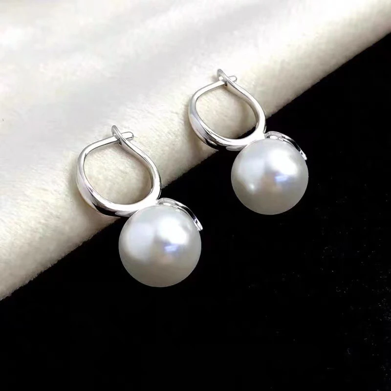 

925 Sterling Silver Earrings Base Findings Exquisite Jewelry Parts Fittings Women's Accessories for Pearls Beads 3 pairs/lot