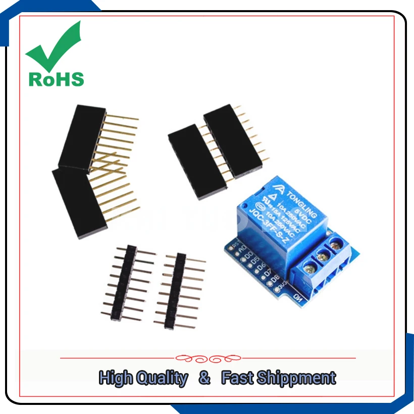 1 way relay module high level trigger FOR D1 mini WIFI expansion board learning board relay expansion