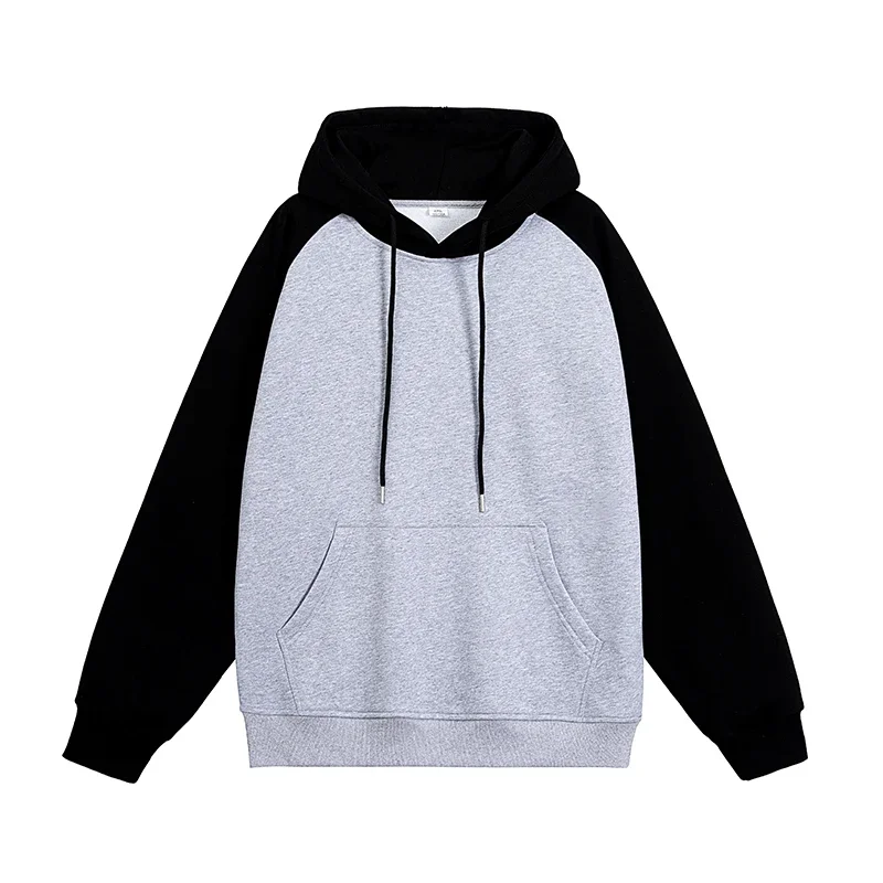 

Hip Hop Hoodies Men Patchwork Hoodies Autumn and Winter Casual Tops Men Punk Style Sweatshirts with Hood Men Long Sleeve Shirts