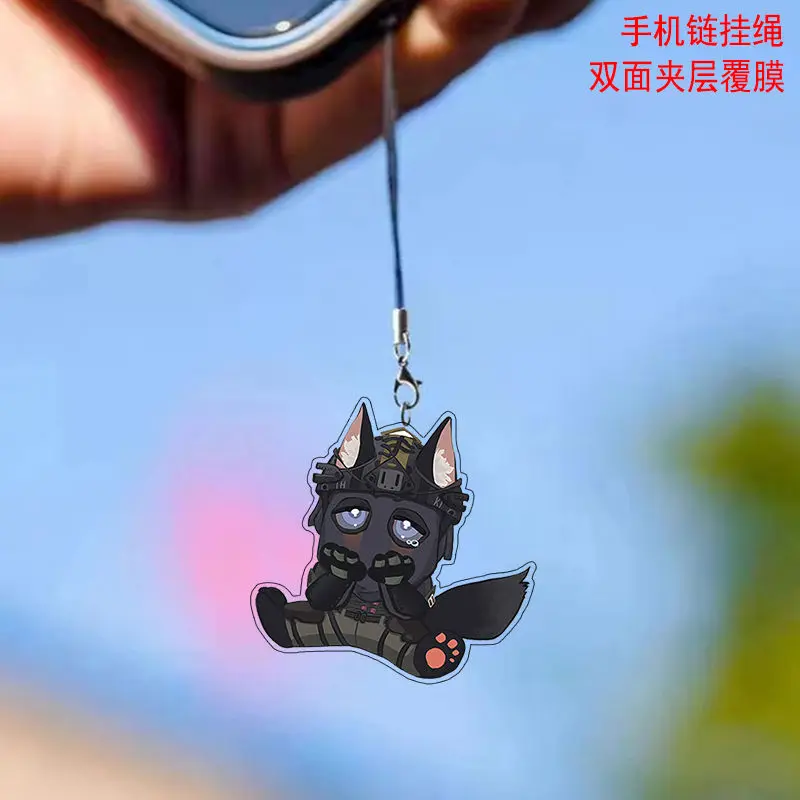 2 шт. Call of Duty аниме сумерки кистель милый креативный мультфильм универсальная сумка украшение для мобильного телефона изысканный кулон ремешок для ключей
