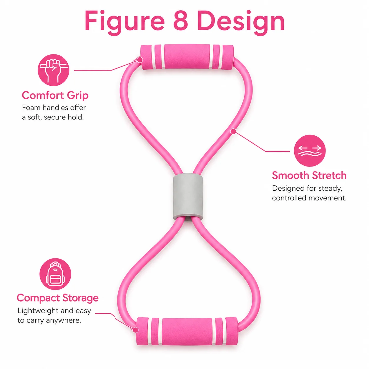 Resistance Bands with Foam Sport At Home Yoga Fitness Accessories Rubber Pull Rope Training and Exercise Gym Equipment for Women gallery 4